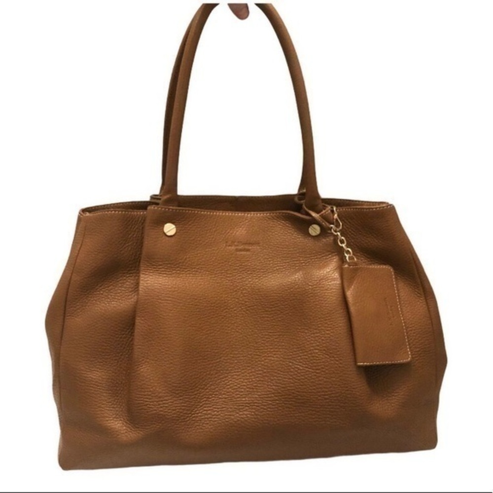 L.k. LK Bennett brown leather Reagan tote bag